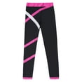 thumbnail image 6 of Vxuxlje Kids Girls Figure Skating Pants Full Length Leggings Ballet Dance Gymnastics Yoga Pants Hot Pink 14, 6 of 7
