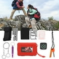 thumbnail image 3 of Outdoor Survival Emergency Gear Kit Camping Hiking Self Help Tools Box Pack, 3 of 8