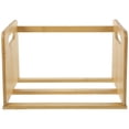 thumbnail image 1 of Desktop Wooden Book Shelf Multi-functional Vinyl Record Display Rack CD Storage Organizer, 1 of 8