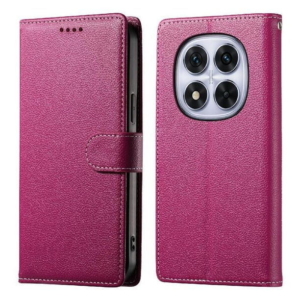 Funda para FOXDOCK Xiaomi Redmi Note 14 Pro 5G– Cuero Premium, 3 ranuras para tarjetas, Protección contra impactos