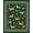 Green, Pattern 4, variant on ODIKA 4'x6' Machine Washable Non-Slip Area Rug, Adorable Wiener Dog Latch Hook Canvas Kit Needlework Project High Traffic Rug, Beige, 646246