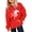 #3-Red, variant on Girls Graphic Hoodies Sweatshirts Horse Print Winter Warm Pullover With Pocket Cute Long Sleeve Hooded Sweatshirt Kids Clothes Birthday Gifts Shirt