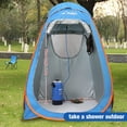 thumbnail image 3 of WADEO Portable Pressure Camp Shower with Foot Pump Water Bag Hiking Camping Travel Gear,Shower Bag, Camping Portable Water Bag, 3 of 9