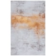 thumbnail image 3 of SAFAVIEH Tacoma Mike Traditional Machine Washable Area Rug, Grey/Rust, 5' x 8', 3 of 14