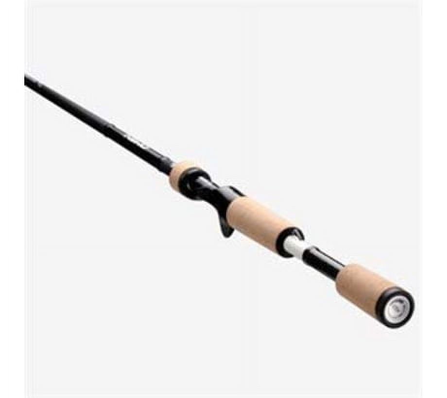 13 FISHING - Omen ブラック - 7フィート1インチ MH キャスティングロッド 13 Fishing Omen Black Casting Rod, 7ft 1in, Medium Heavy, Extra