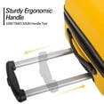 thumbnail image 3 of Zimtown 20/24/28" Hardside Spinner Suitcase 3 Piece ABS Luggage Set with TSA Lock, Yellow, 3 of 8