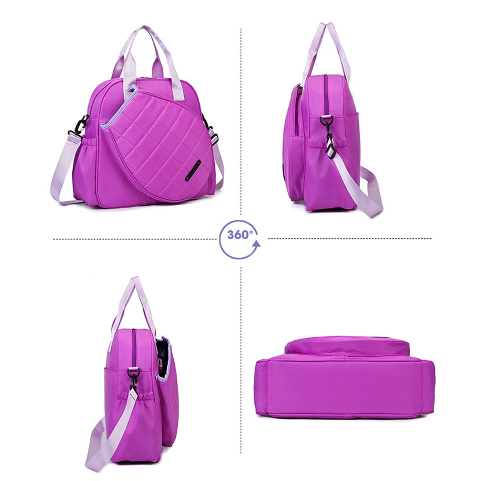 Tennis Racket Carrying Bag with Adjustable Shoulder Strap Light Weight Badminton Gear Bag for Tennis Player Beginner
