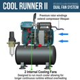 thumbnail image 4 of Kit de sistema compresor Airbrush Master Cool Runner II, 4 of 5
