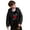 Black, variant on Boys Winter Puffer Jacket Kids Hooded Quilted Coat Warm Lightweight Water-Resistant with Pockets Navy 3-12 Years
