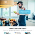 thumbnail image 4 of BSEED Smart Touch Light Switch, 2.4GHz WiFi in-Wall Light Switches, Tempered Glass Panel, Works with Alexa/Google/IFTTT, Neutral Wire Needed, No Hub Required, 2 Gang 1 Way, Pack of 2 (Black), 4 of 7