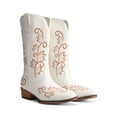 thumbnail image 6 of DREAM PAIRS Women's Mid-Calf Cowboy Boots Embroidered Western Boots with Square Toe Classic Chunky Heel Vegan Leather Boots, 6 of 9