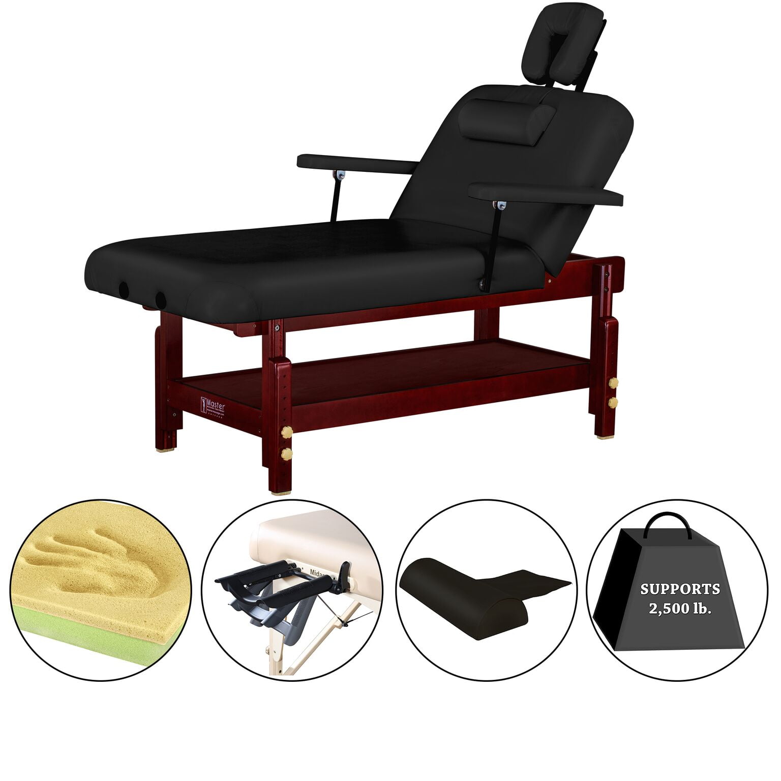Master Massage 31" Montclair Stationary Massage Table
