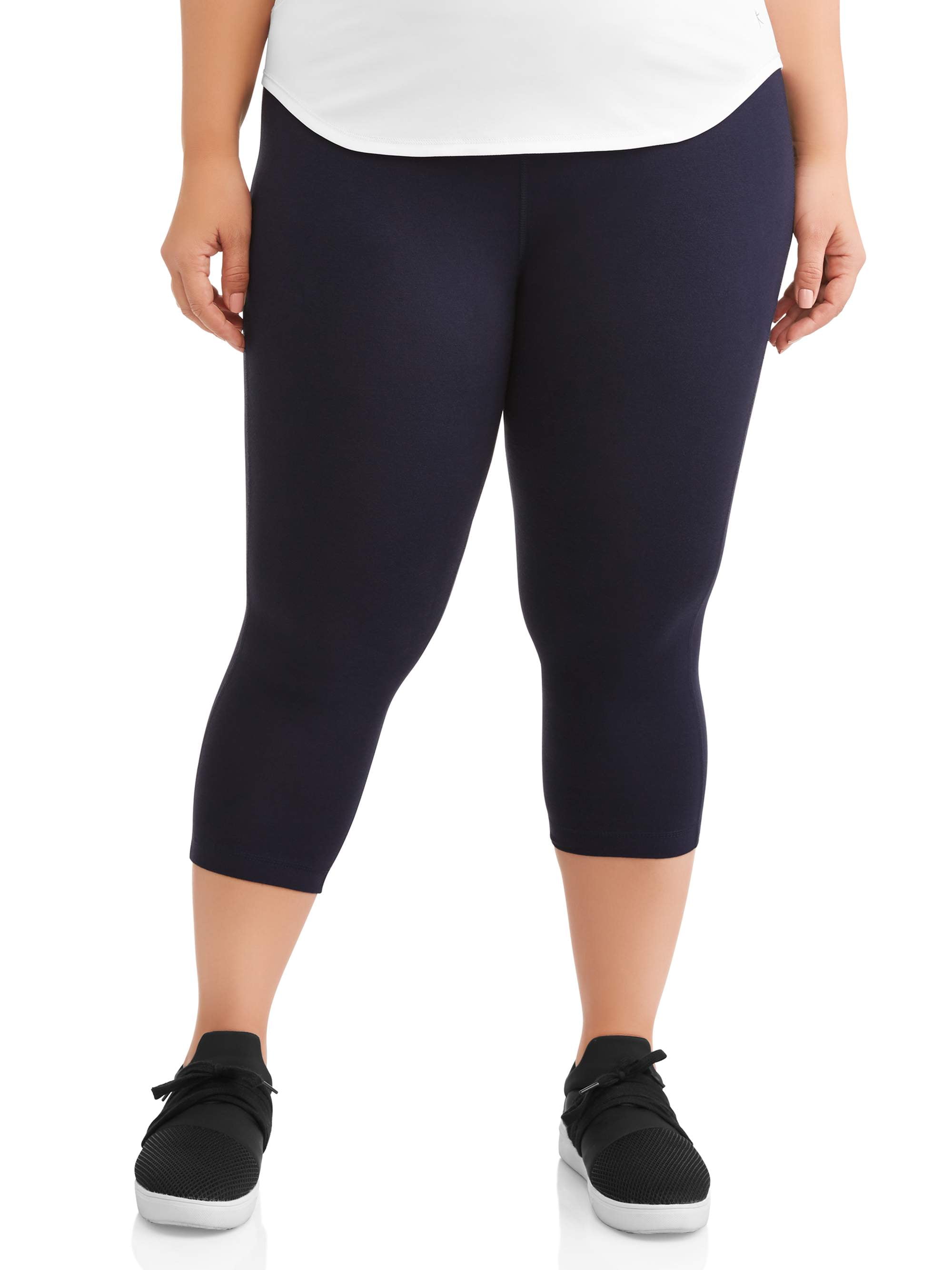 Summer Lady Plus SIze Legging 2 tones comfort pants footless Sports Casual 