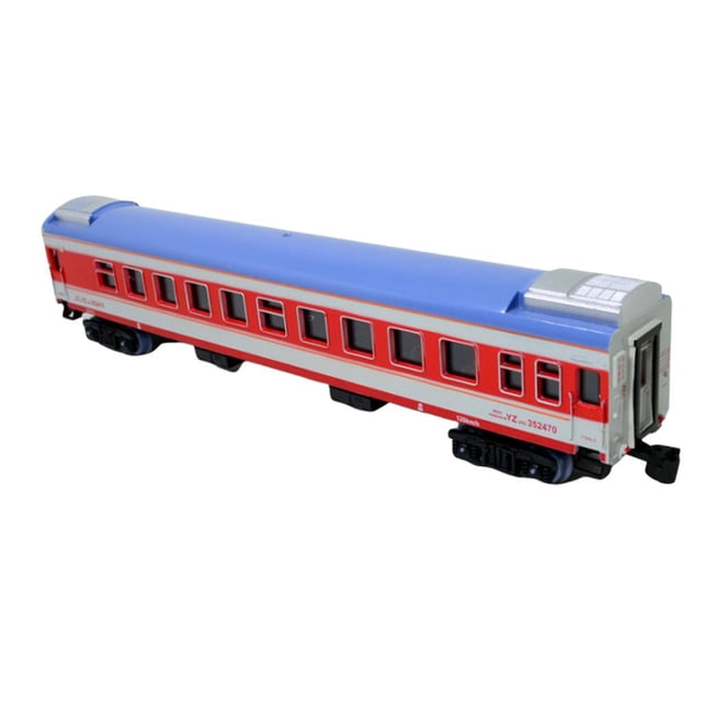 1/87 HO Modelo de Juguetes Ferroviarios YZ25G Coche de Pasajeros Juguetes Diésel Regalos para Niños Rojo