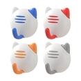 thumbnail image 2 of 4 ganchos decorativos para toallas de baño, llaveros multiusos, para batas Gris, 2 of 7