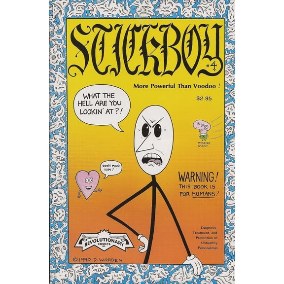 Stickboy (Fantagraphics) #4 VF ; Revolutionary Comic Book