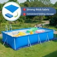 thumbnail image 3 of HLONK 1pc Thickened Protective Pool Mat - Non-Puncture All-Season Blue Plastic Cover for Indoor/Outdoor Swimming Pools  Durable Rectangular Canvas  Ideal Mother‘S Day Gift  Pool Safety Co, 3 of 7