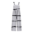 thumbnail image 5 of Plebaso Womens Summer Casual Sleeveless Suspender Jumpsuit Printed Wide Leg Romper Ladies Casual Pants, 5 of 6