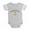 Heather Gray, variant on CafePress - Sadorable - Cute Infant Baby Football Bodysuit