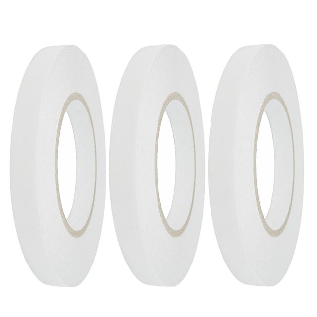 Rollo De Cinta Adhesiva De Doble Cara Lavable Blanca De 3 Piezas Para Manualidades 1 / 1,5 / 2 / 2,5 Cm 2cm Macarena bricolaje de doble cara resistente