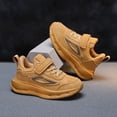 thumbnail image 2 of NOKIO Kids Leather Lace-Up Shoes Multi-Season Casual Sneakers for Medium-Big Boys Girls Comfortable Outdoor Play Footwear, 2 of 8