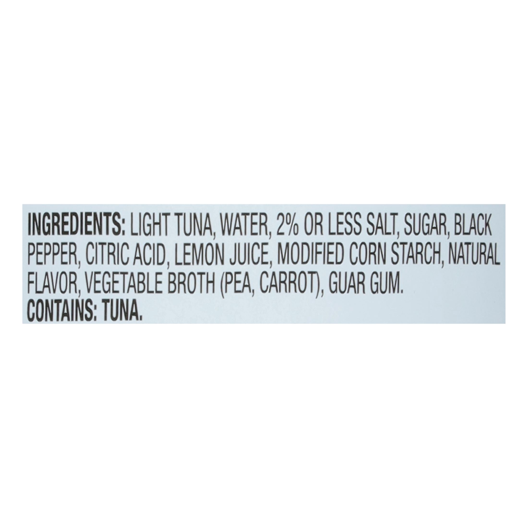 (16 pack) Bumble Bee Lemon Pepper Flavored Light Tuna, Wild Caught, Gluten Free, 19g Protein per Serving, Ready to Eat, No Draining, Shelf Stable Pull Tab Can, 3oz