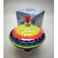 Classic Choral Multicolor Music Spinning Tin Top Toy for Children from