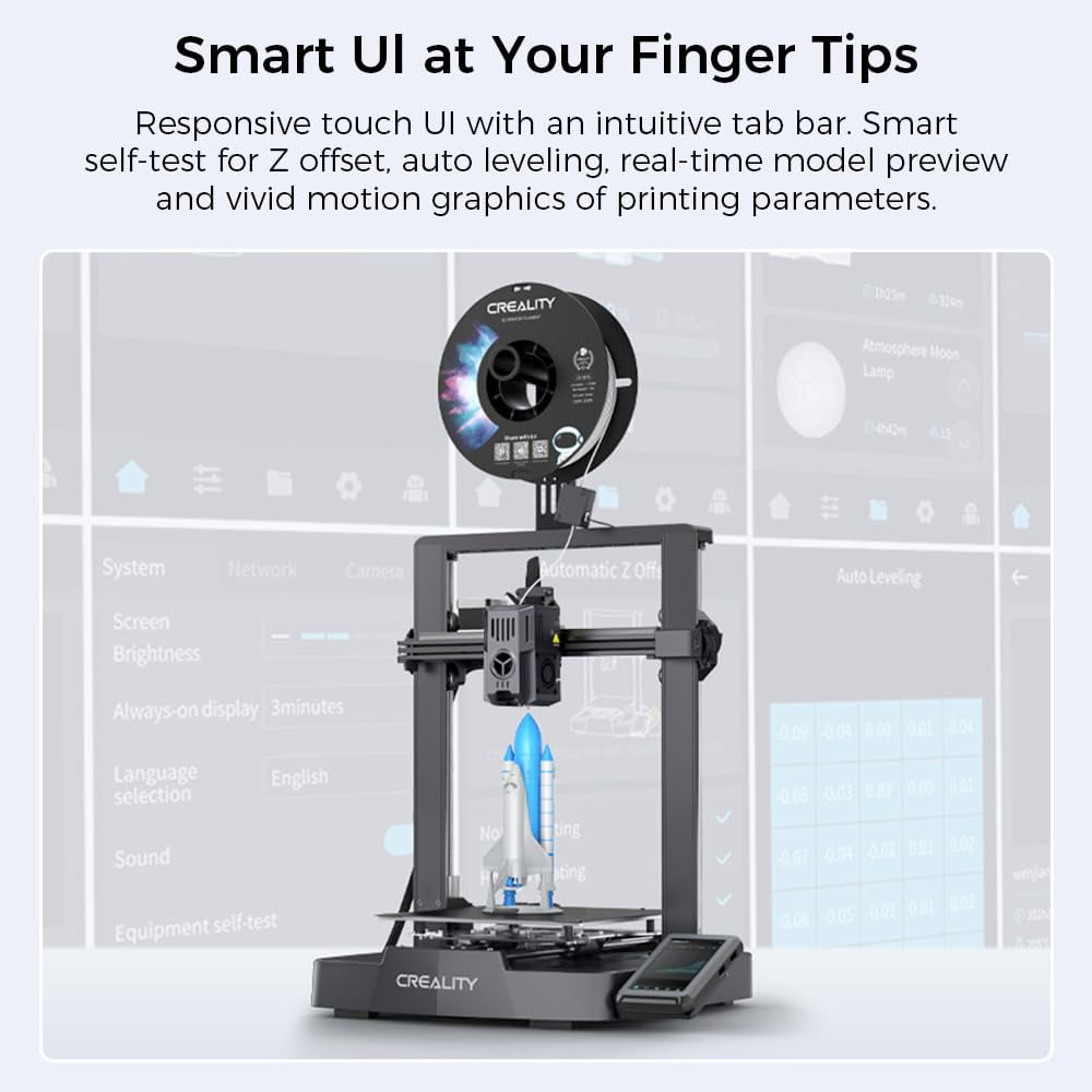 Creality Ender 3 V3 KE 3D Printer, 500mm/s High Speed, CR Touch