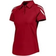 thumbnail image 5 of Holloway Sportswear L Womens Flux Polo Scarlet 222713, 5 of 5