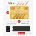 thumbnail image 4 of Large Charcuterie Boards: Cheese Board Set, Serving Tray & Platter - Unique Cheese Board and Knife Set, Housewarming Gift New Home, 4 of 9
