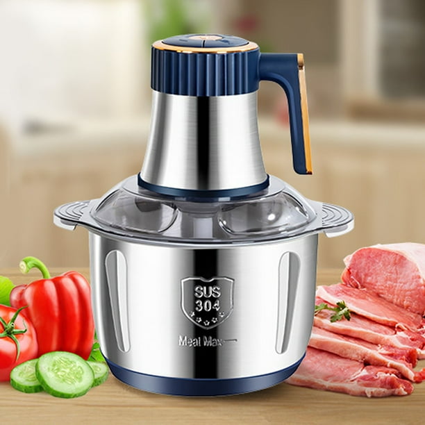 Procesador De Alimentos Eléctrico De 500 W, 5 L, Acero Inoxidable, Gran Capacidad, Multifuncional Con Fácil Limpieza Para La Cocina Del Hogar