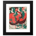 thumbnail image 2 of Will Bradley 20x24 Black Modern Framed Museum Art Print Titled - The Twins (1894), 2 of 5