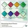 thumbnail image 2 of Gallery Glass Stained Glass Acrylic Paint Kit, 8 Piece Glass Paint Set, 2 fl oz, Jewel Tones, 2 of 10
