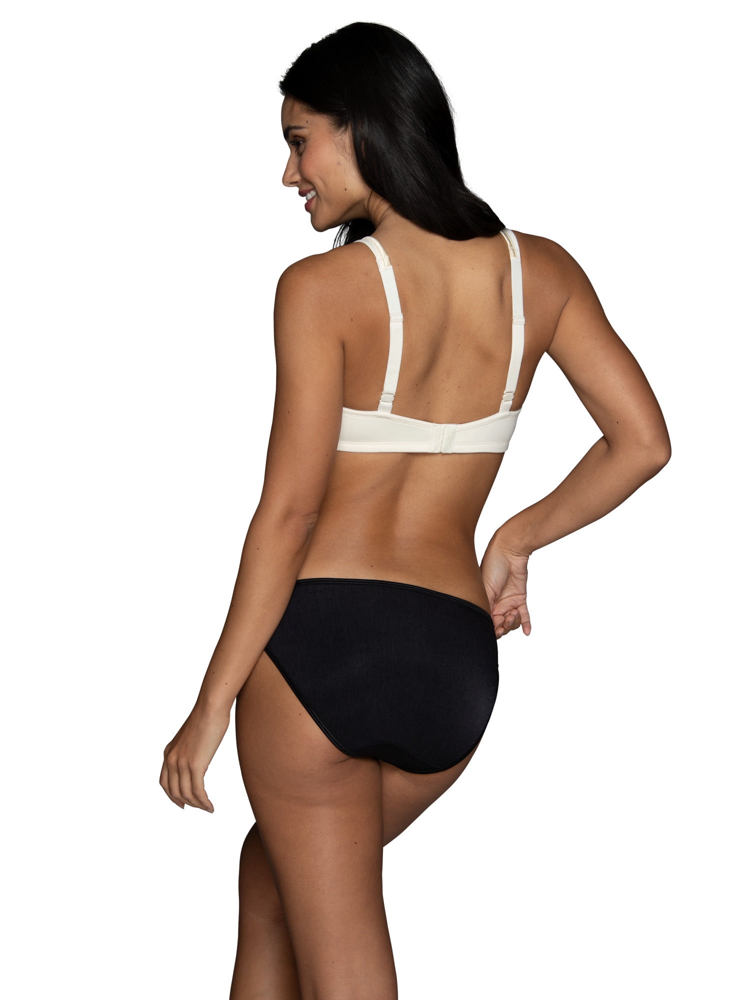 Vanity Fair Lingerie Women's Body Caress 2-Way Convertible Straps Full Coverage Wireless Bra, Style 75335