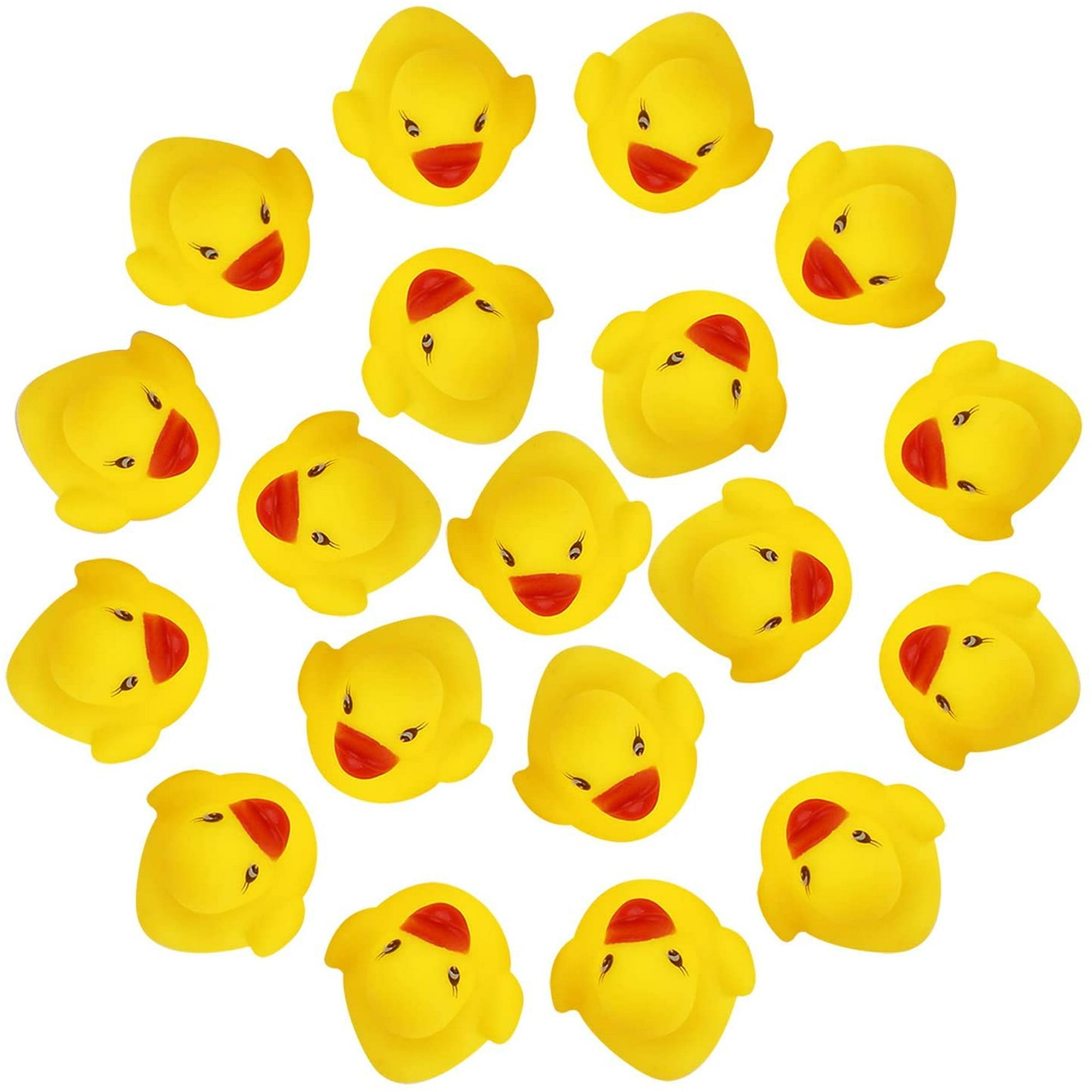 Bamaia Mini Yellow Rubber Bath Ducks For Child Yellow