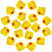 Mini canards de bain en caoutchouc jaune pour enfant