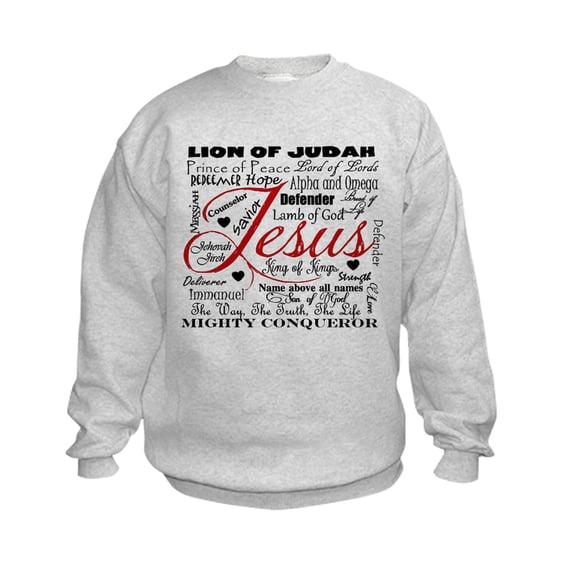 CafePress - The Name Of Jesus Kids Sweatshirt - Kids Sweatshirt, Youth Crew Neck Sweatshirt