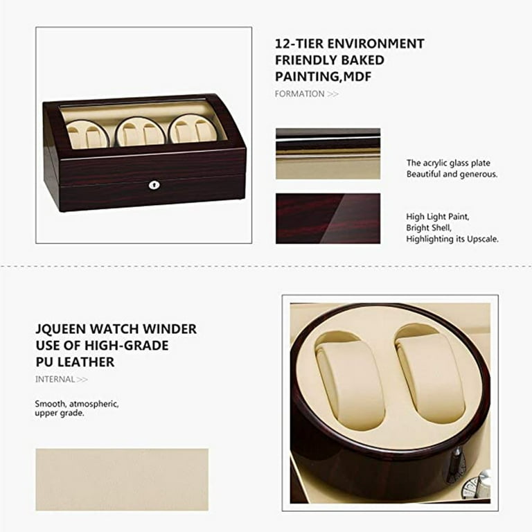 Jqueen watch winder manual hot sale