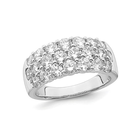 2.50 Carat (Ctw SI1-SI2, G-H-I) Lab-Grown Diamond Ring in 14K White Gold