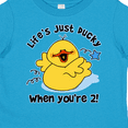 thumbnail image 4 of Inktastic Life's Ducky 2nd Birthday Boys or Girls Toddler T-Shirt, 4 of 5