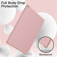 thumbnail image 6 of JETech Case for iPad Pro 12.9 Inch (2015/2017 Model, 1st/2nd Generation) with Pencil Holder, Slim Tablet Cover with Soft TPU Back, Auto Wake/Sleep (Rose Gold), 6 of 8