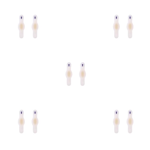 Jumpingount Almohadillas protectoras de Gel para talón, 2 uds., almohadillas para talones, almohadillas para pies, accesorios para el cuidado de Type2 NO2