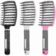 thumbnail image 1 of Vented Curved Hair Brush Set for Detangling and Styling, 3-Pack, 1 of 5