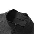 thumbnail image 6 of BiZtdJrK Big and Tall Athletic Jackets for Men Stand Collar Zip Up Long Sleeve Workout Jacket Lightweight Running Training Coats with Zipper Pockets Dark Gray XXXXXL, 6 of 7
