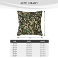 thumbnail image 4 of ZICANCN Camouflage Print Decorative Throw Pillow Covers, Bed Couch Sofa Decorative Knit Pillow Covers for Living Room Farmhouse, 24"x24", 4 of 8
