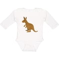 thumbnail image 3 of Inktastic Kangaroo Cute Boys or Girls Long Sleeve Baby Bodysuit, 3 of 5