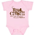 thumbnail image 3 of Inktastic Real Cowboys Boys or Girls Baby Bodysuit, 3 of 5