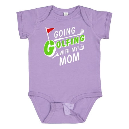

Inktastic Going Golfing with My Mom- Kids Golf Gift Baby Boy or Baby Girl Bodysuit