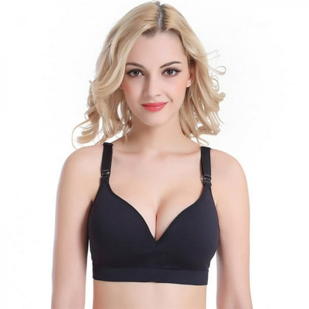 

Spree Clip Down Deep V Neck Push Up Nursing Bra Maternity Bras Seamless Wireless Solid Bra Fitness Bras Underwear