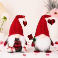 thumbnail image 4 of Valentine's Day Gnome Decor Gnomes Gift Love Gnomes Plush Decor, 4 of 5